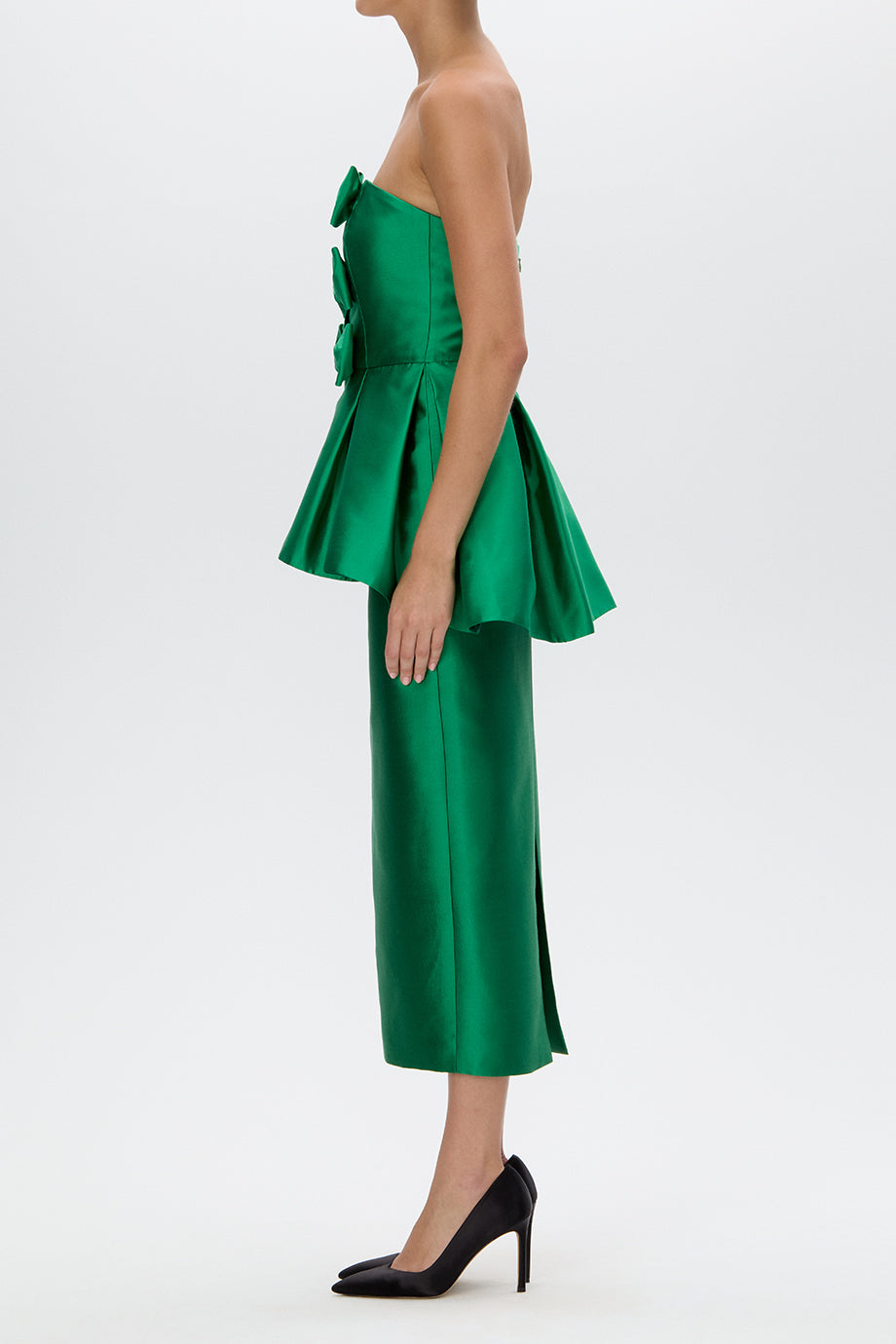 Stella Silk and Wool Midi Dress