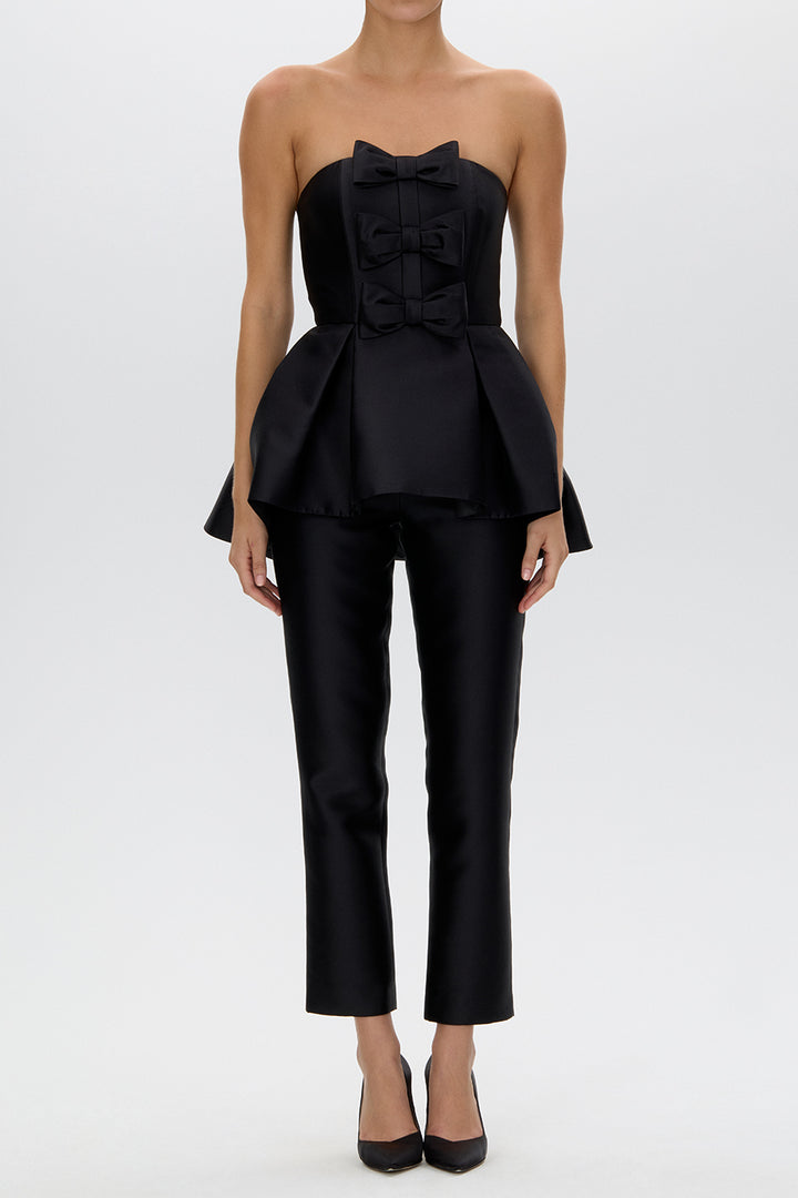 Stella Silk and Wool Peplum Top