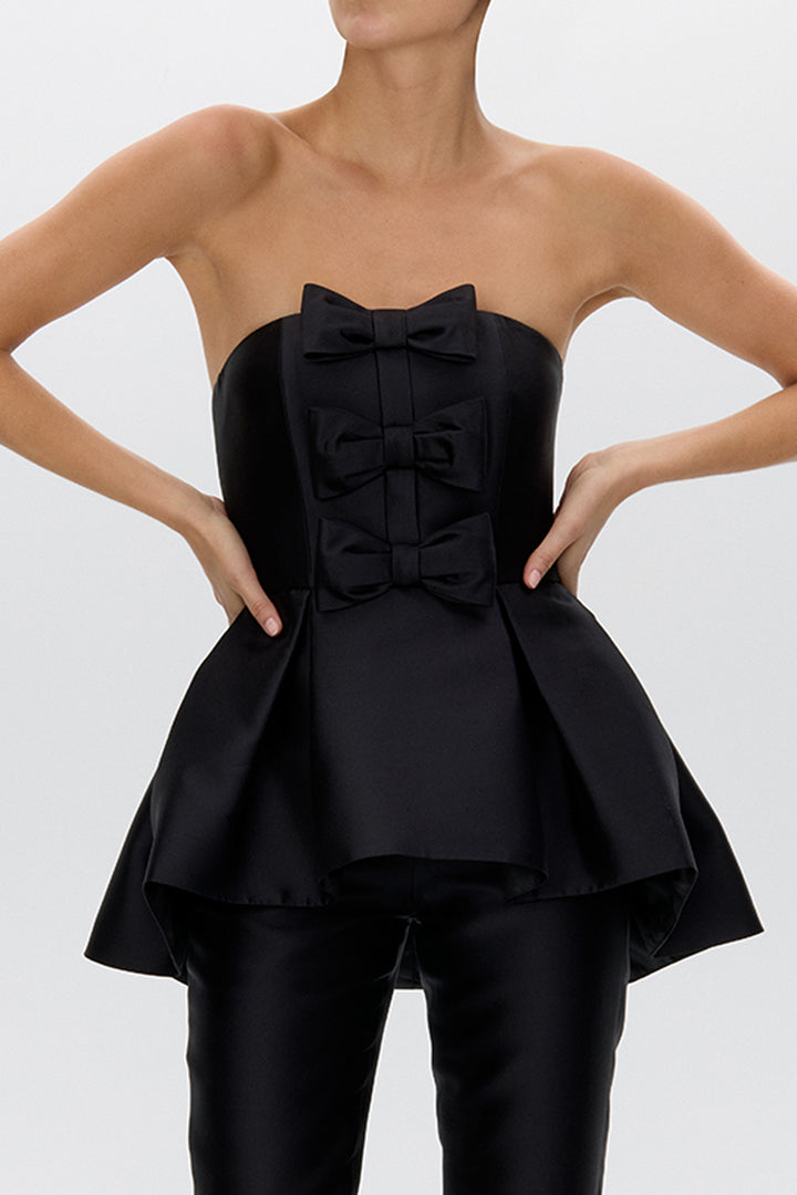 Stella Silk and Wool Peplum Top