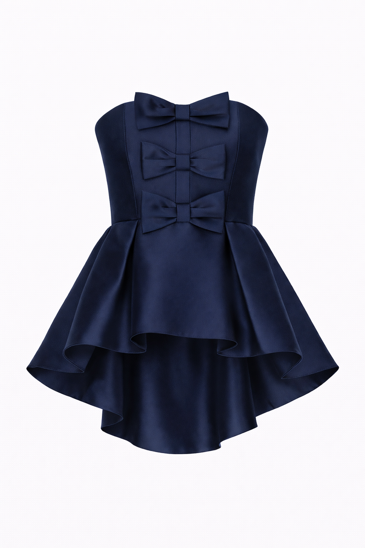 Stella Silk and Wool Peplum Top