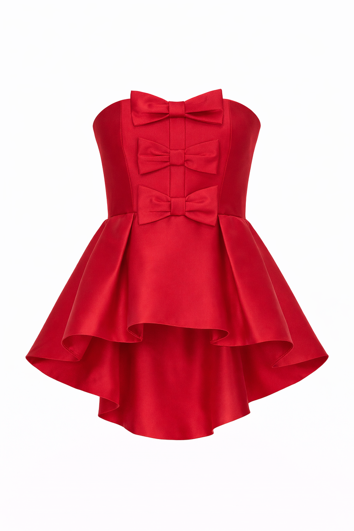 Stella Silk and Wool Peplum Top