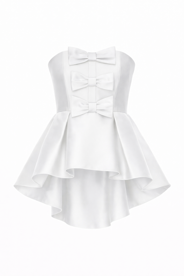 Stella Silk and Wool Peplum Top