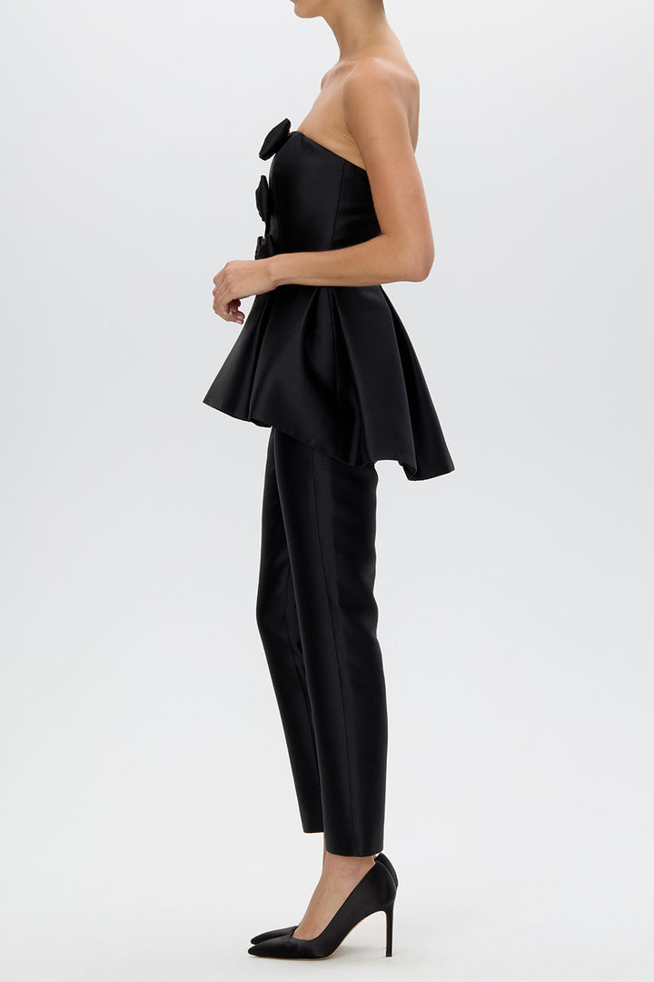 Stella Silk and Wool Peplum Top