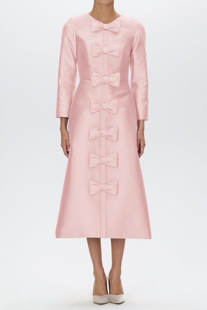 Valentina Silk and Wool Midi Dress