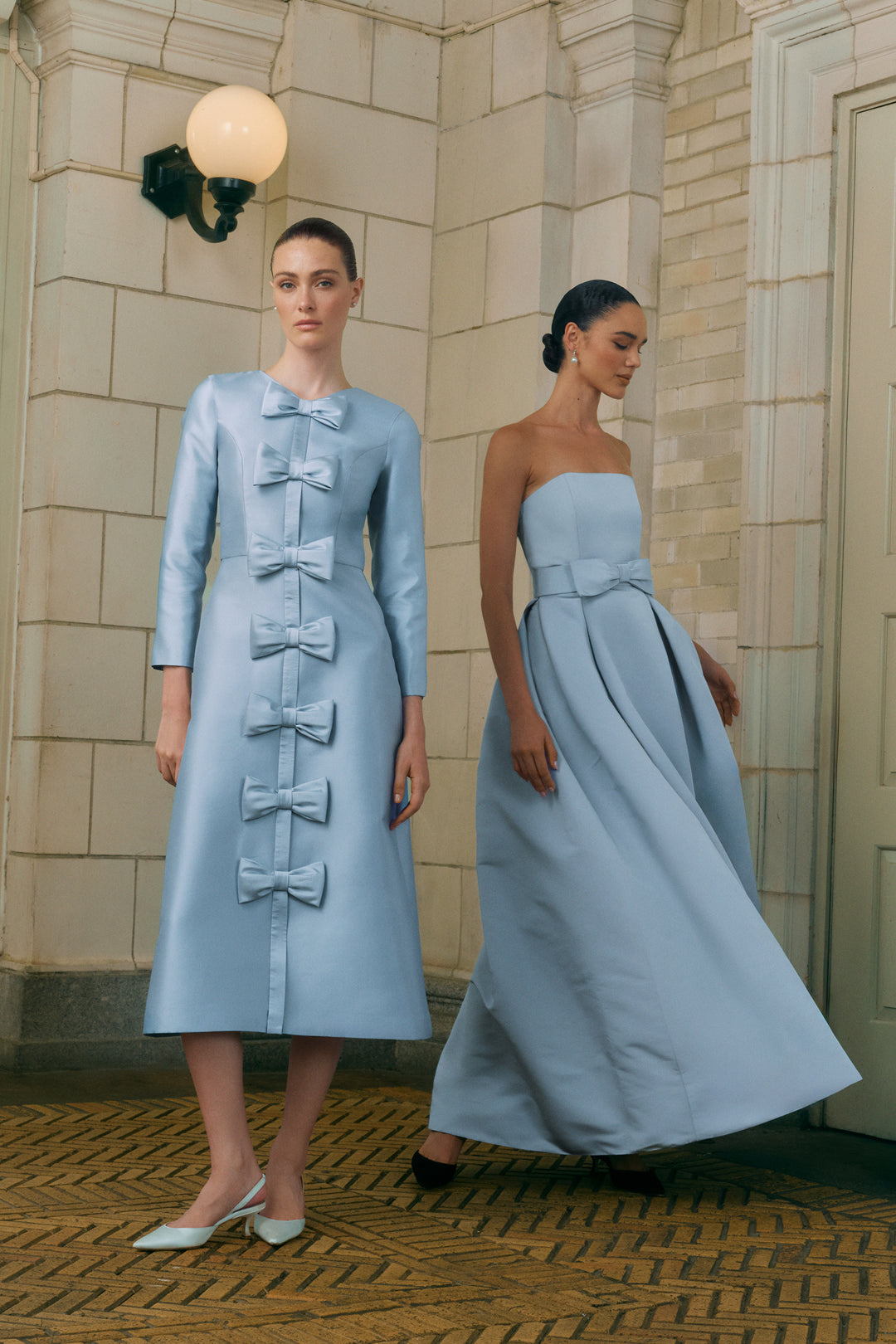 Valentina Silk and Wool Midi Dress