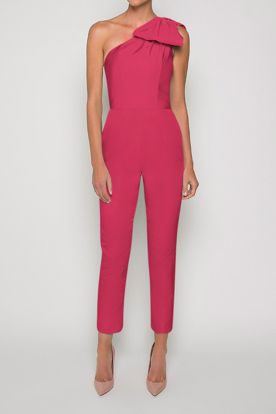 Blair Silk Faille Jumpsuit – ALEXIA MARÍA