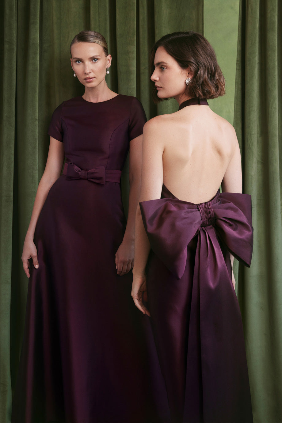 Caroline Silk and Wool A-Line Gown
