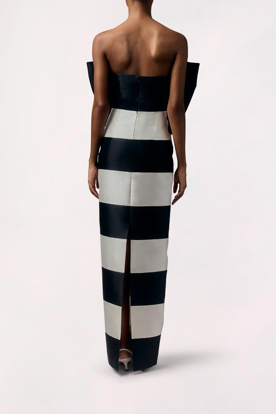 Joy Strapless Silk and Wool Column Gown ALEXIA MARA Joy Strapless Silk and Wool Column Gown ALEXIA MARA