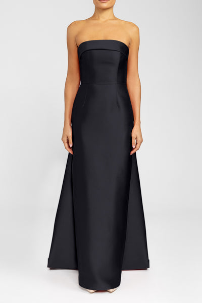 Chloe Silk and Wool Column Gown