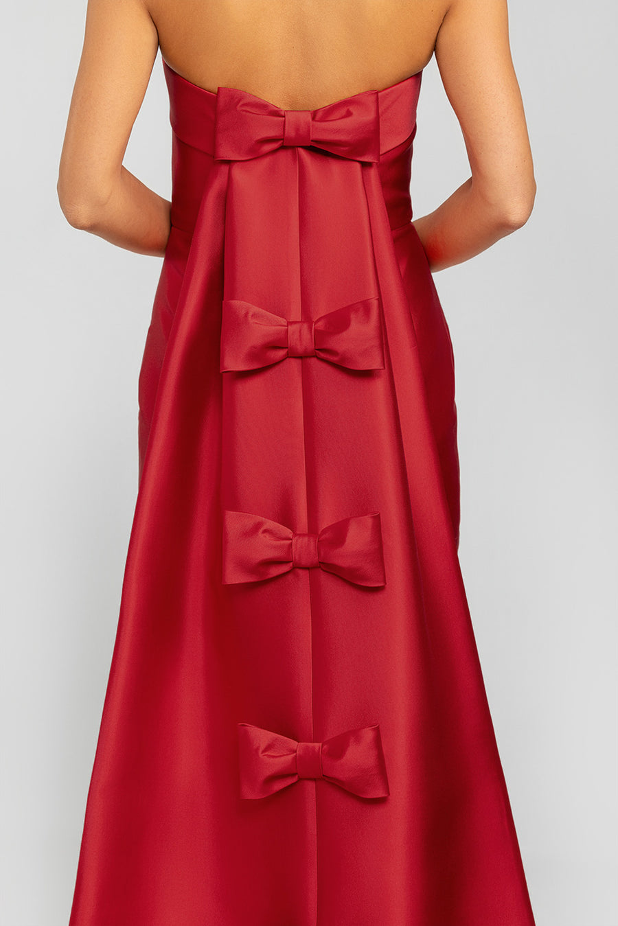 Kelly Silk and Wool Column Gown