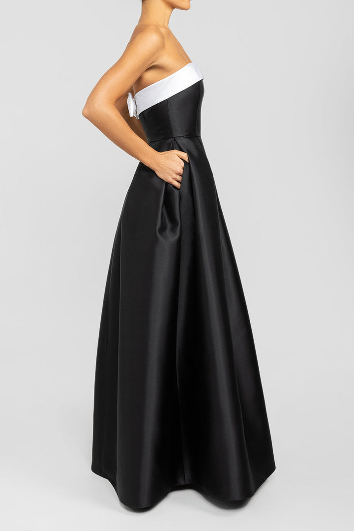 Louise Silk and Wool Ball Gown
