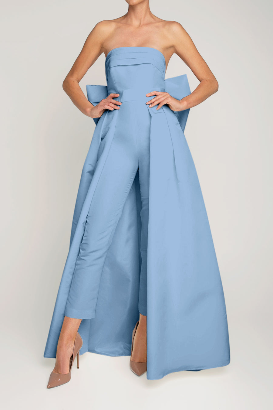 Blair Silk Faille Jumpsuit
