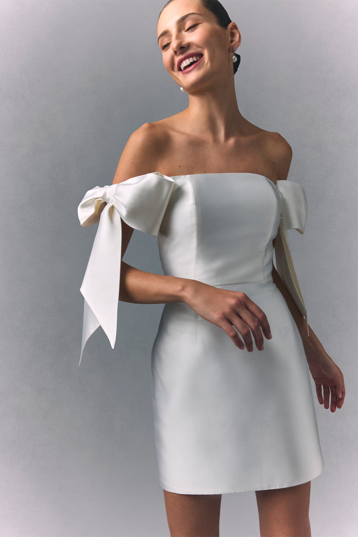 Isabella Silk and Wool Mini Dress