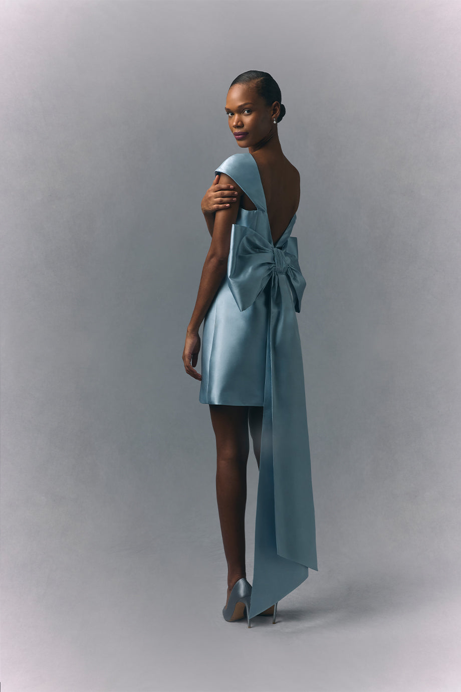 Ivy Silk and Wool Mini Dress ALEXIA MARA Ivy Silk and Wool Mini Dress ALEXIA MARA