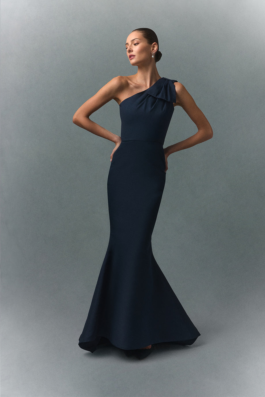 One Shoulder Silk Faille Mermaid Gown One Shoulder Silk Faille Mermaid Gown