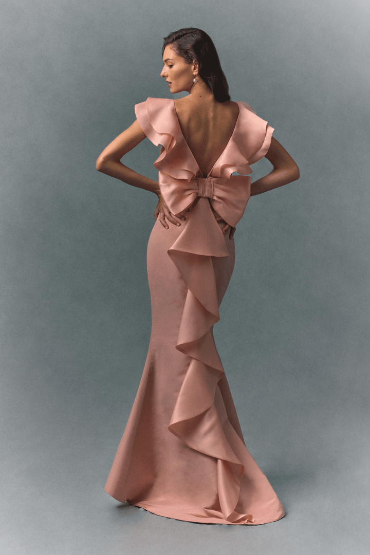 Amélie Silk Faille Mermaid Gown