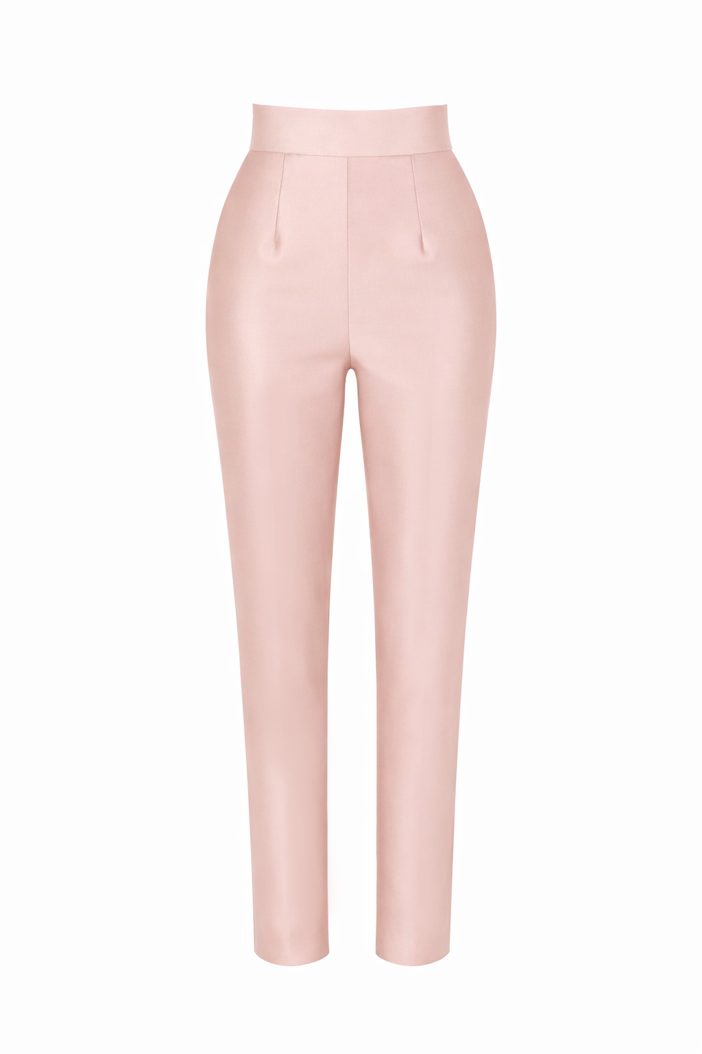 Silk and Wool Cigarette Pants