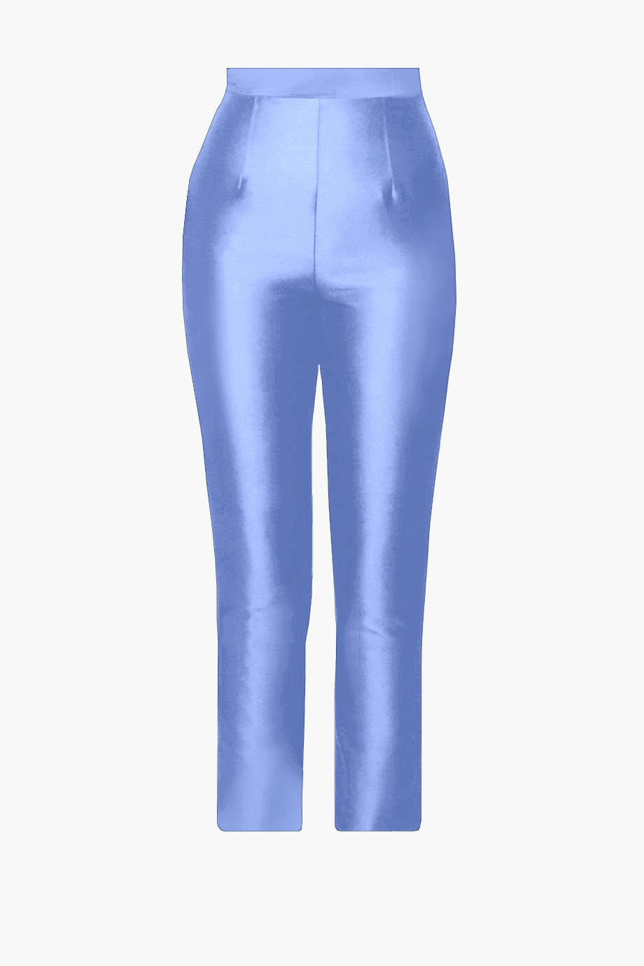 Silk and Wool Cigarette Pants