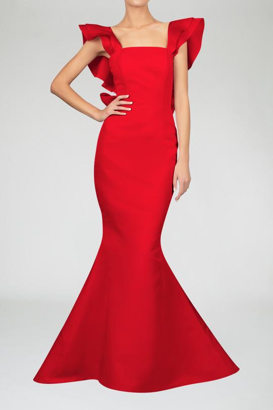 Amélie Silk Faille Mermaid Gown