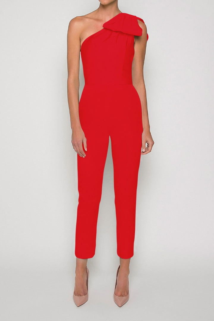 Blair Silk Faille Jumpsuit