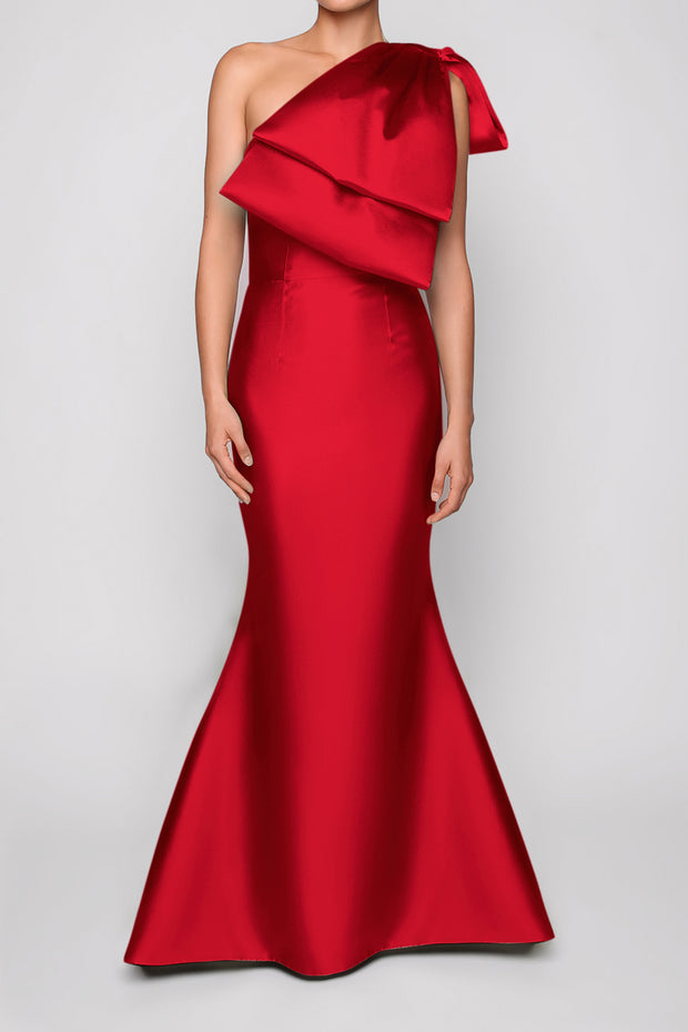 Cecile Silk and Wool Mermaid Gown