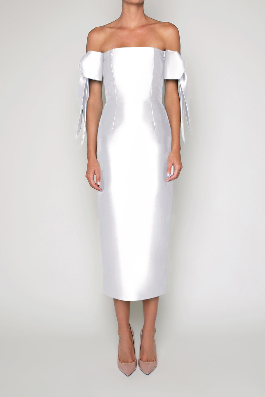 Isabella Silk and Wool Midi Dress – ALEXIA MARÍA