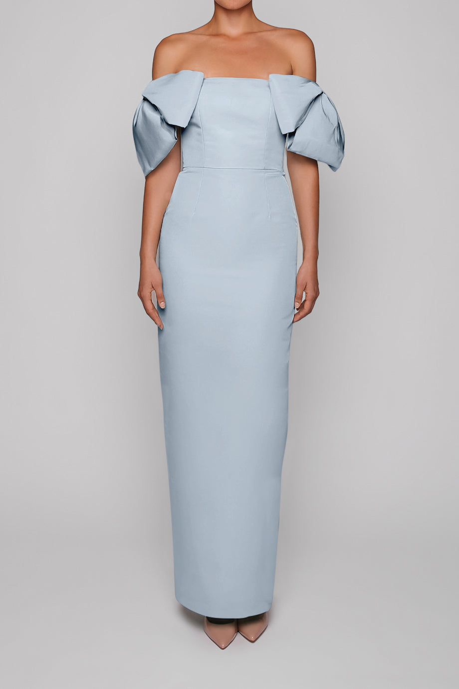 Josephine Silk Faille Column Gown