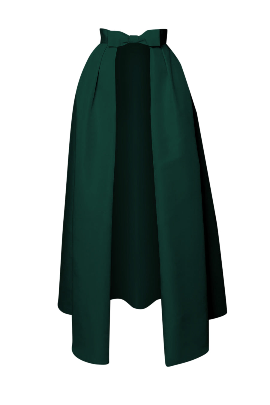 Silk Faille Bow Convertible Skirt