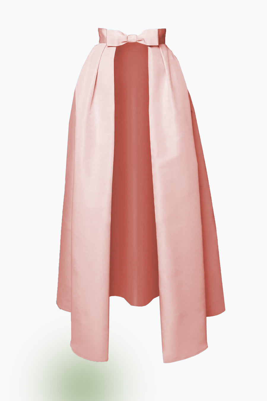 Silk Faille Bow Convertible Skirt