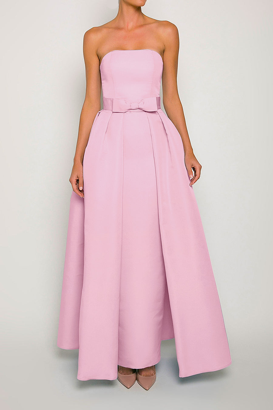 Silk Faille Column Skirt main image 0