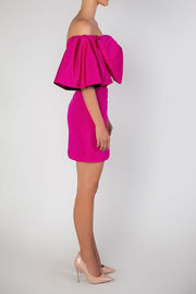 Valentina Silk Faille Mini Dress