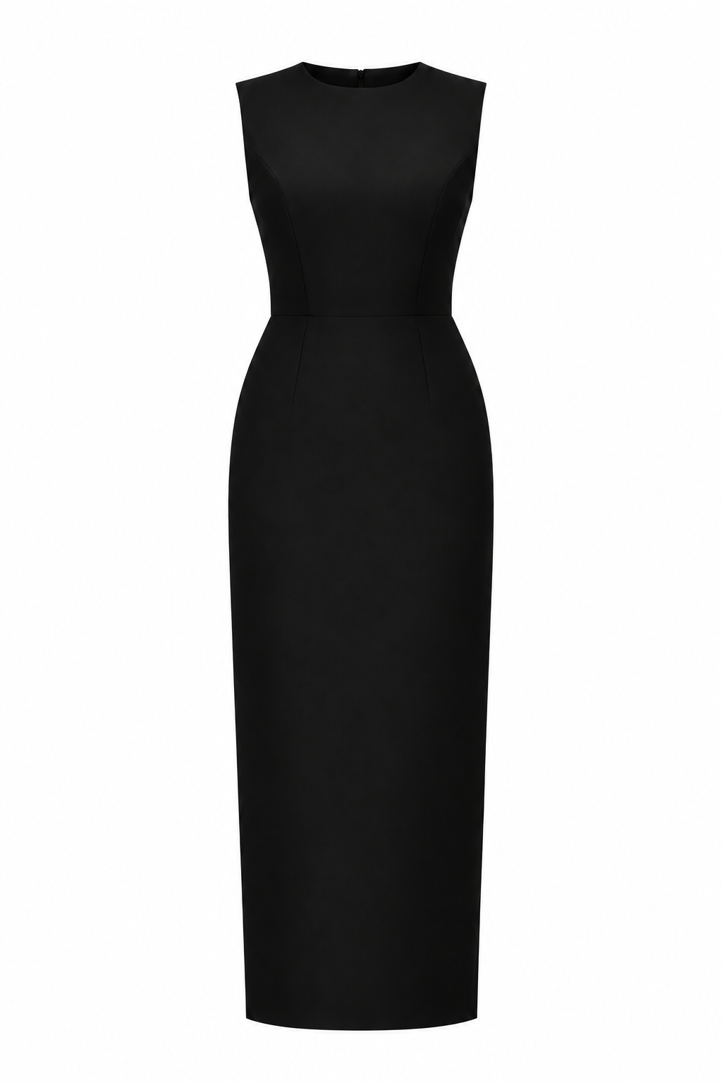 Lydia Silk Faille Midi Dress with Bow Belt