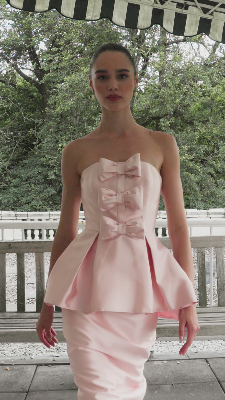 Stella Silk and Wool Peplum Top