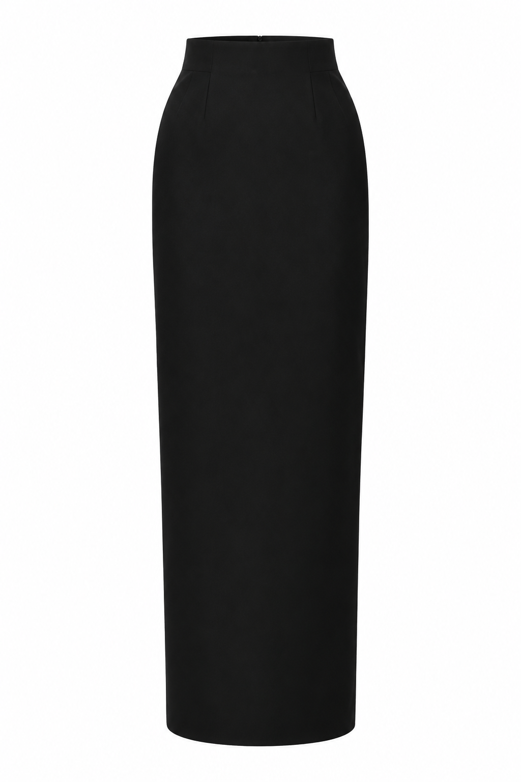 Silk Faille Column Skirt