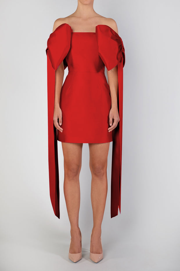 Catalina Silk and Wool Mini Dress