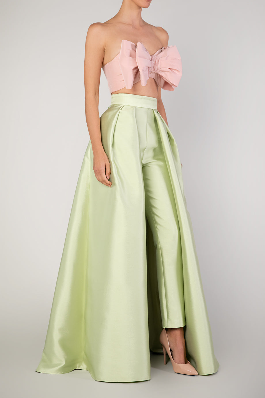 wool cigarette trousers Silk and Wool Cigarette Pants with Convertible Skirt 0 / Silk and Wool Light Blue wool cigarette trousers Silk and Wool Cigarette Pants with Convertible Skirt 0 / Silk and Wool Light Blue