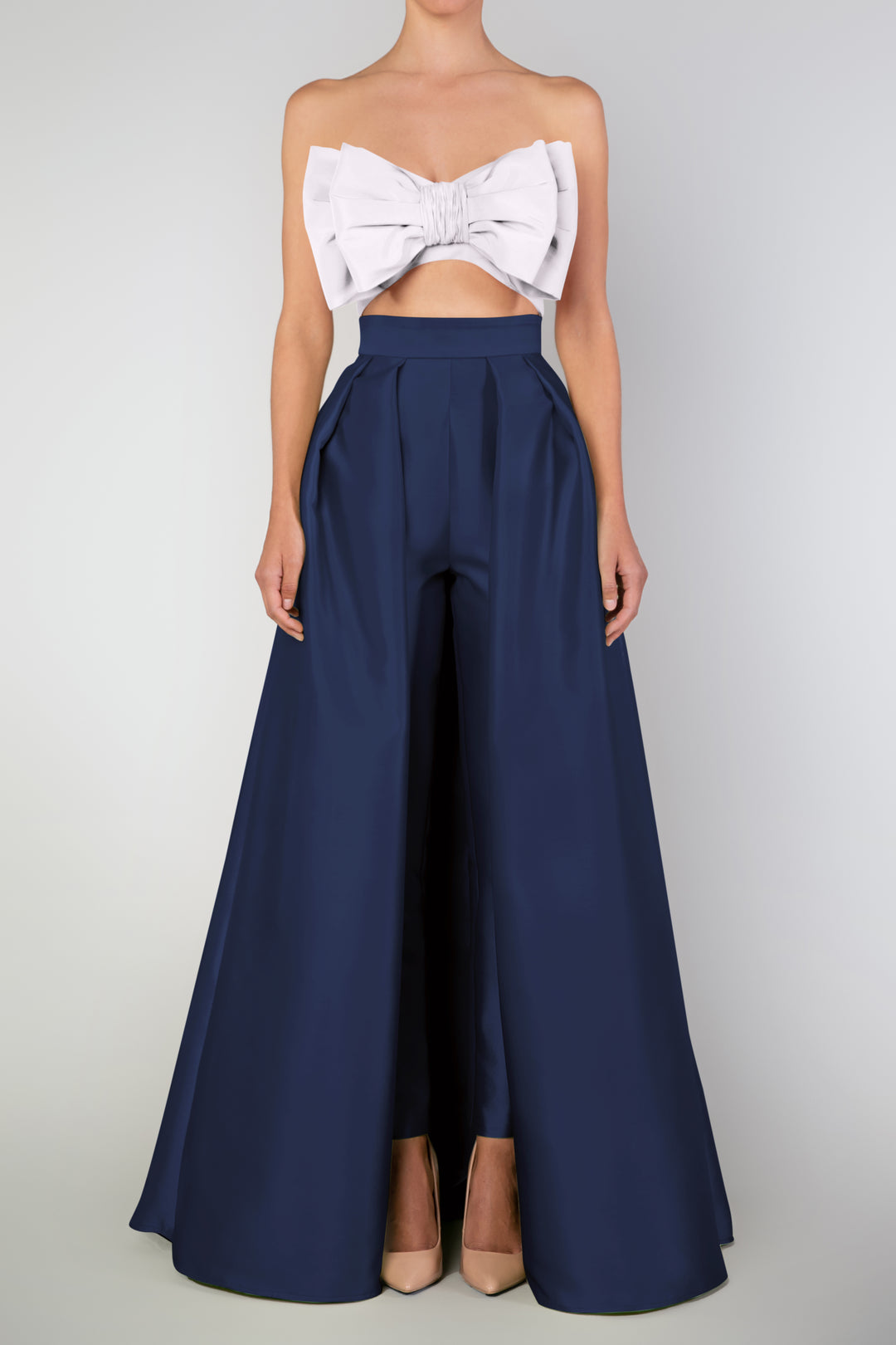 cigarette pants and top Black the Black Cigarette Pants feature a sleek Silk and Wool Cigarette Pants