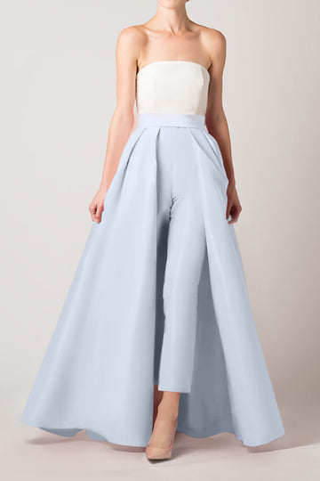 Silk Faille Cigarette Pants with Convertible Skirt – ALEXIA MARÍA