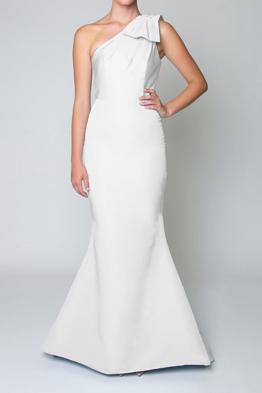Evelyn Silk Faille Mermaid Gown